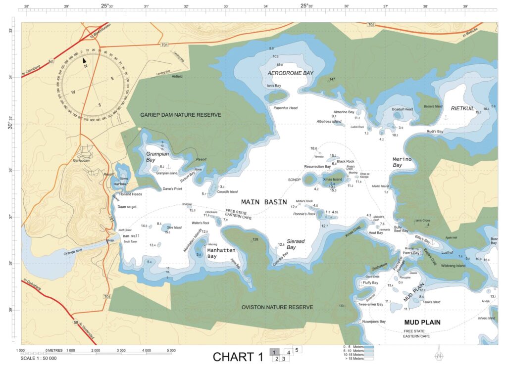 Map - Free State Yacht Club