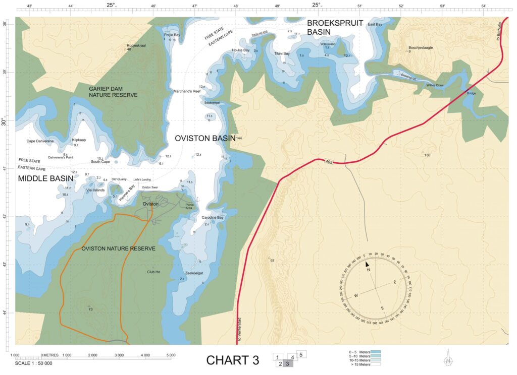 Map - Free State Yacht Club