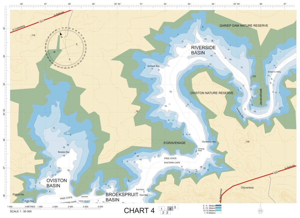 Map - Free State Yacht Club